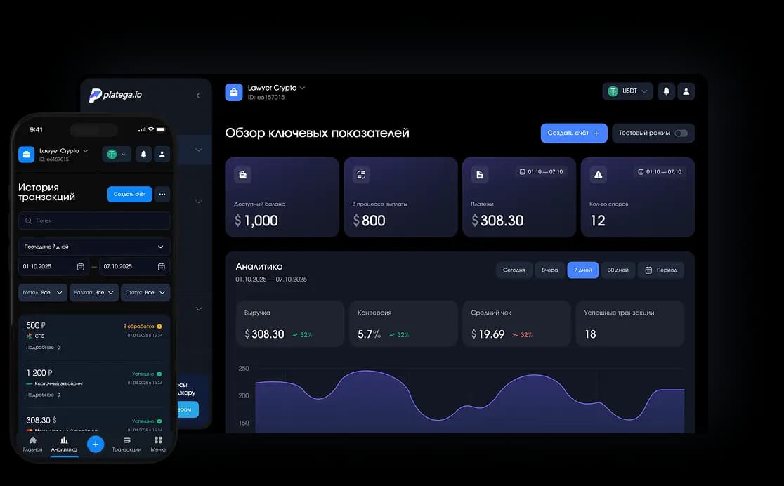 Platega Dashboard